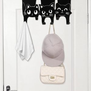 آویز لباس پشت دری طرح گربه مدل کتیا